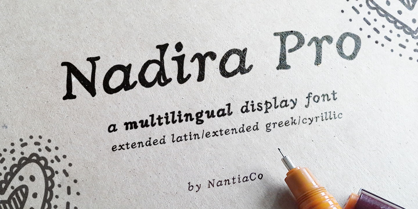 Nadira Pro Font preview